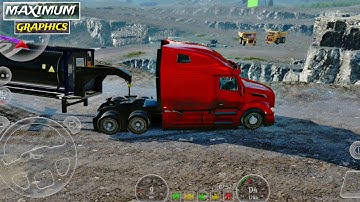 Truck Simulator Drive USA: EVO | Offroad Quarry Maximum Graphics Gameplay Walkthrough (Android, iOS)