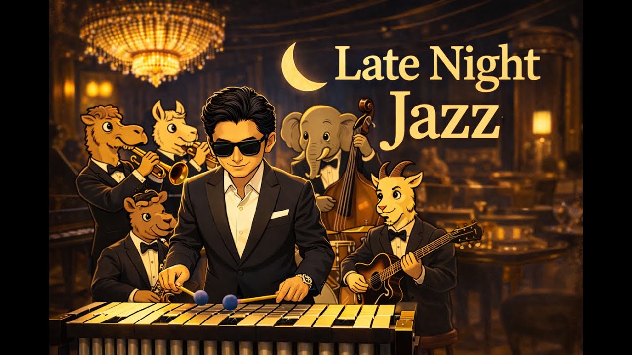 Luxury hotel lounge jazz | Midnight Vibraphone- Italian Lyrics 리삼화와 매직톤스