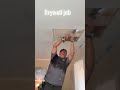 How to cut drywall in the ceiling #shorts #shortvideo #drywall #diy #construction