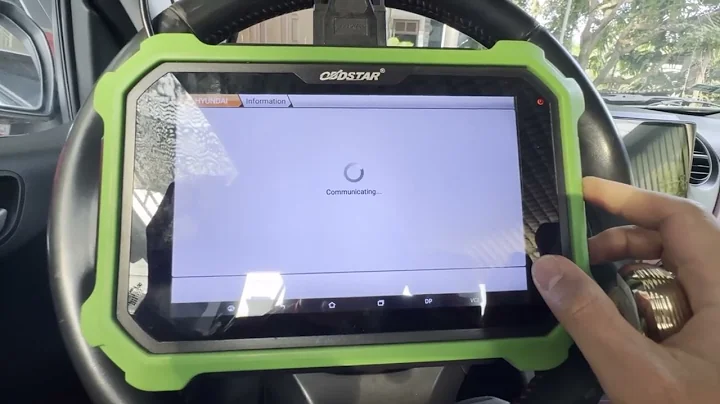 Read pincode and add smart key Hyundai i10 ID46 by OBDSTAR Key Master DP Plus