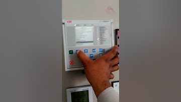 ABB REF615 59 Oparated  How to Reset...