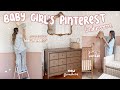 building baby a DREAM COTTAGE CORE NURSERY 🌸 wallpaper + furniture reveal