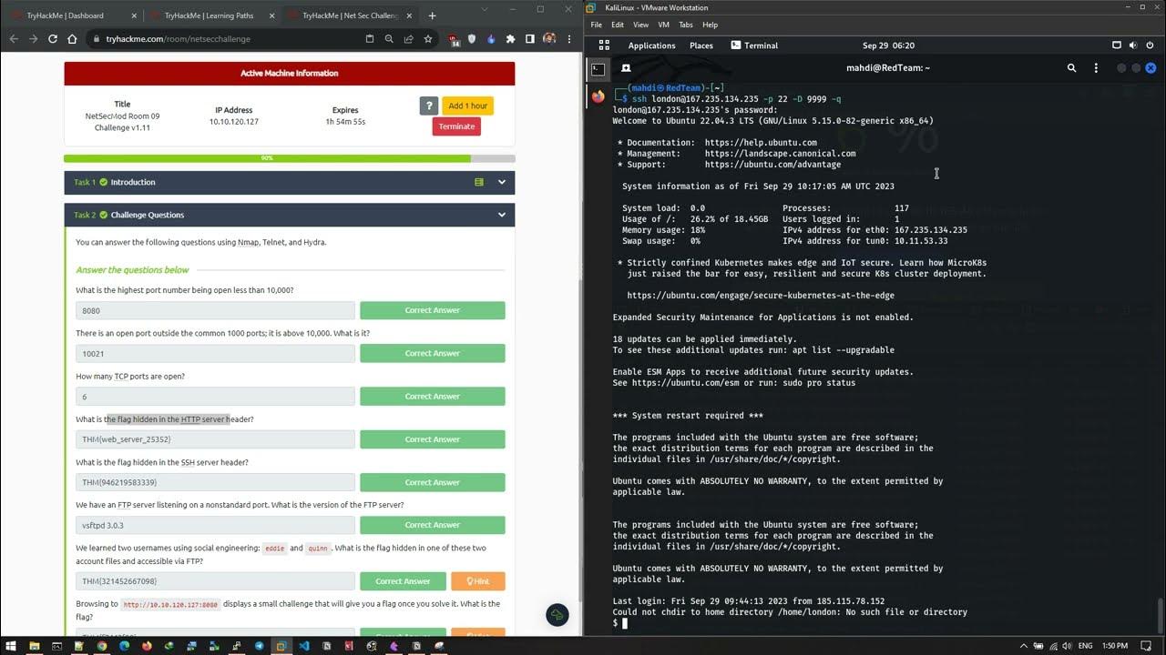 TryHackMe - JR Penetration Testing - Network Security - Part 4 (Net Sec ...