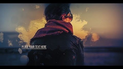 Brush Stoke Parallax Slideshow | After Effects Template | Video Displays