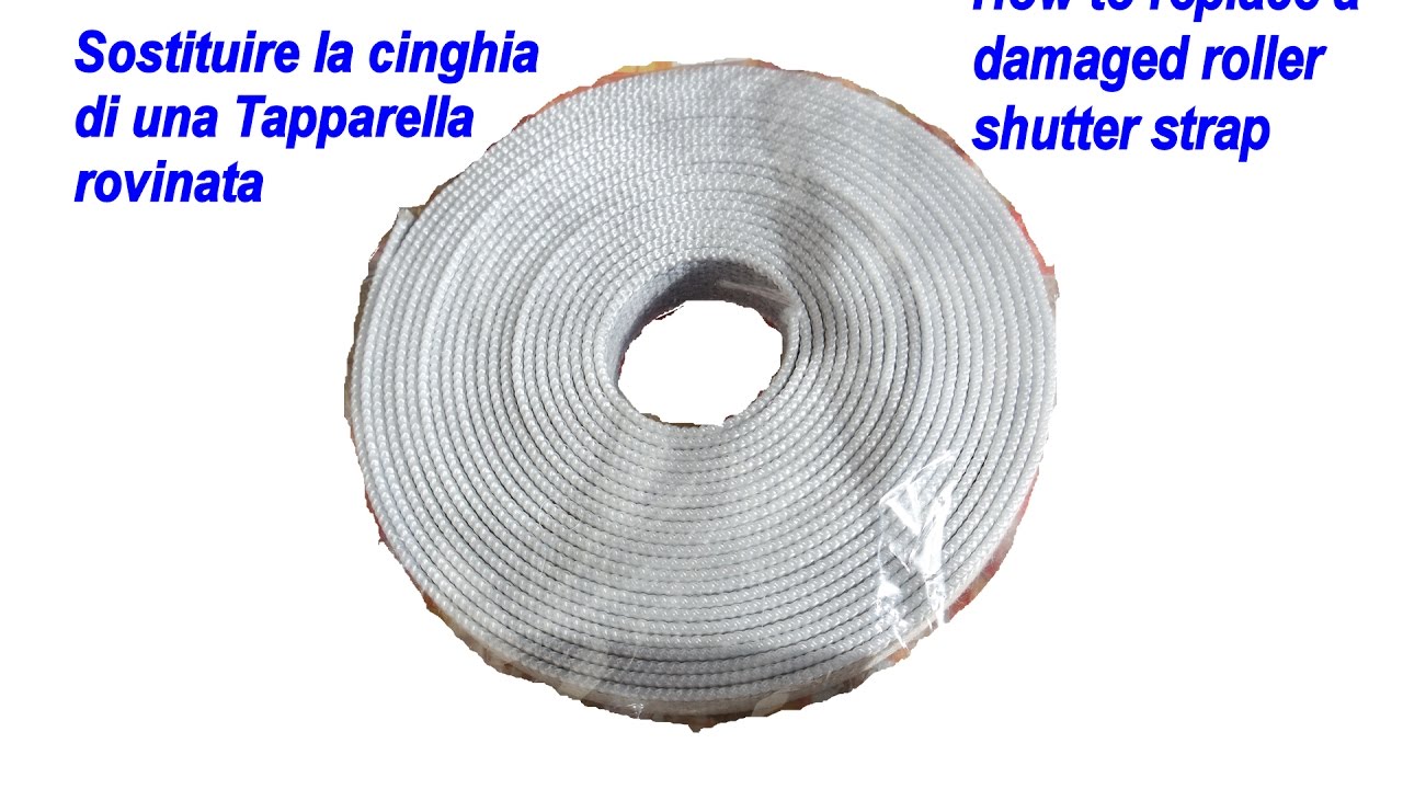 Tutorial Sostituzione cinghia tapparella fai da te(How to DIY replace