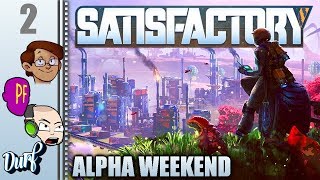 Let's Play Satisfactory Multiplayer Part 2 - Conveyors and Smelting (Alpha Preview Weekend)