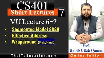 CS401Assembly Programming Language LIVE Zoom Session - VU  CS401 | Address Modes | Effective Address