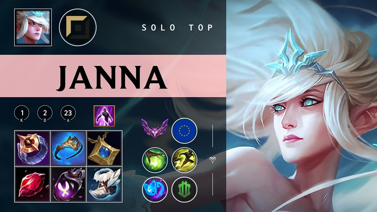 Janna Top vs Malphite - EUW Master Patch 26.04