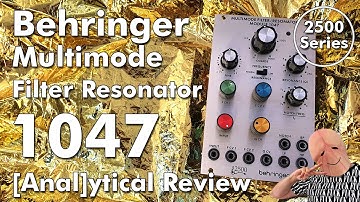 Behringer Multimode 12db Filter Module 1047 Review - Arp 2500 Series Eurorack [direct sound]