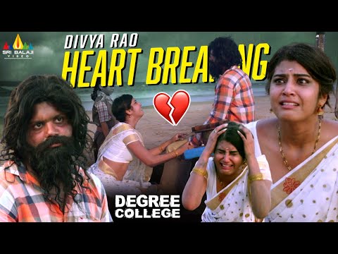 An Emotional End 💔 Divya Rao Breaks Down After Seeing Shiva | Degree College | Hindi Movie Scenes
