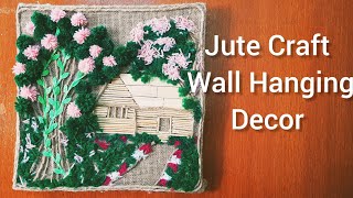 Jute Craft Ideas || Wall Hanging Jute Craft || Woolen Craft Ideas || Jute Home Decor