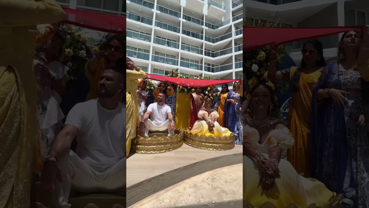 Kripa and Vinod's Haldi at Hard Rock Cancún