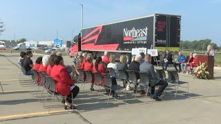 Northeast Community College breaks ground on new CDL training facility