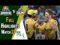 Full Highlights | Peshawar Zalmi Vs Karachi Kings  | Match 27 | 15 March | HBL PSL 2018