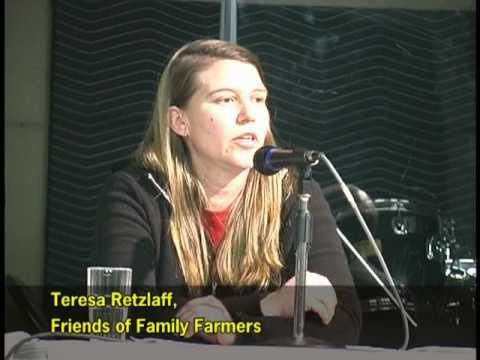 Farmer Teresa Retzlaff at the Oregon State Bank Te...