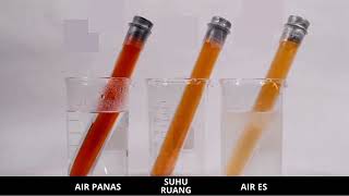 PERCOBAAN PENGARUH SUHU TERHADAP PERGESERAN KESETIMBANGAN KIMIA