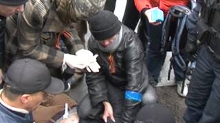 Митинги в Харькове - есть пострадавшие. 13 апреля 2014