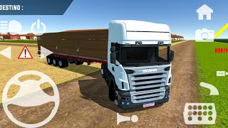 BR Truck 2 Wood Log Transport - Android Gameplay FHD screenshot 2