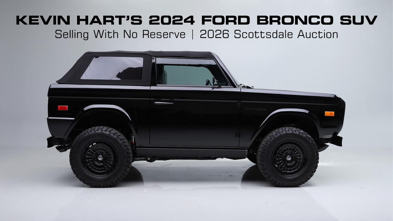 ПЕРВЫЙ ВЗГЛЯД - Кастомный внедорожник Ford Bronco 2024 года Кевина Харта - АУКЦИОН BARRETT-JACKSO...