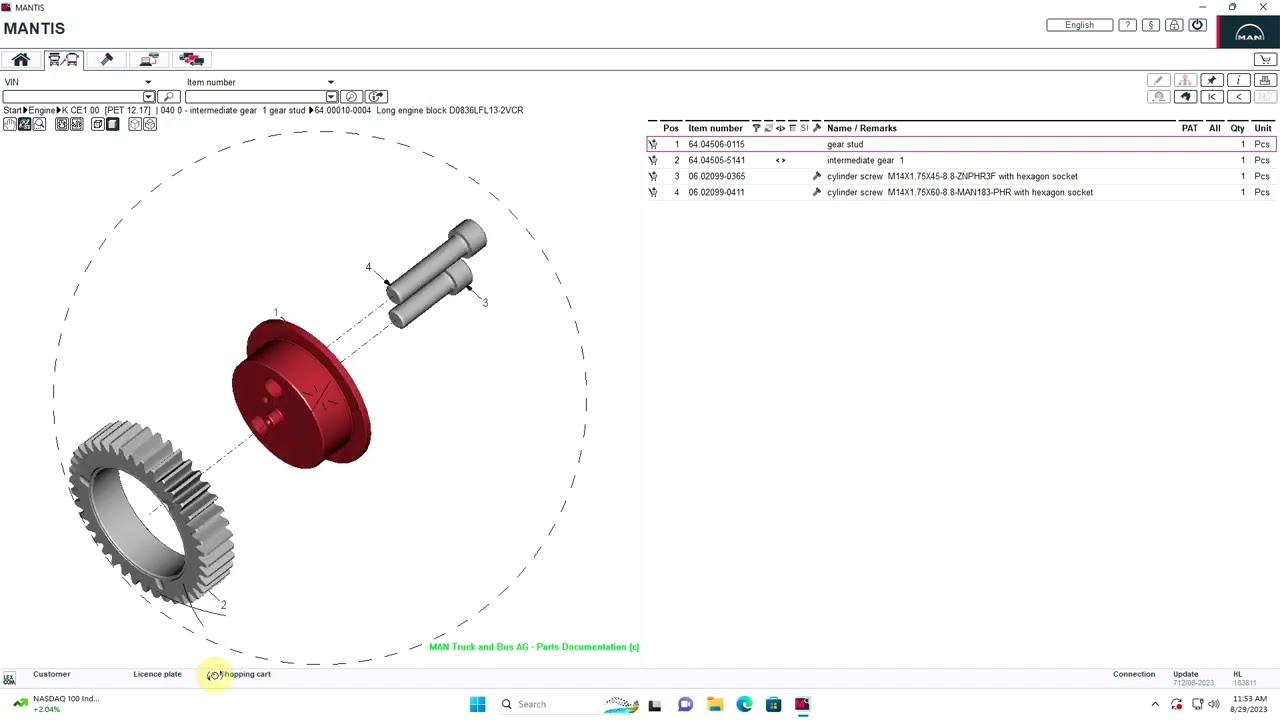 MAN Mantis (MAN Electronic Part Catalogue)