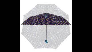 8K 3 FOLDS POLKA DOT UMBRELLA