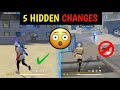 5 Hidden Changes 99% Players Don't Know About After New OB40 Update - Garena Free Fire