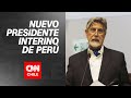Francisco Sagasti es el nuevo presidente interino de Perú