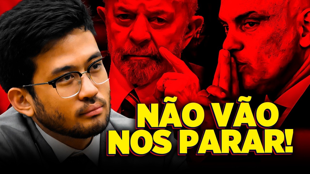 Kim kataguiri critica supostas intenções de moraes e lula de restringir liberdade na internet