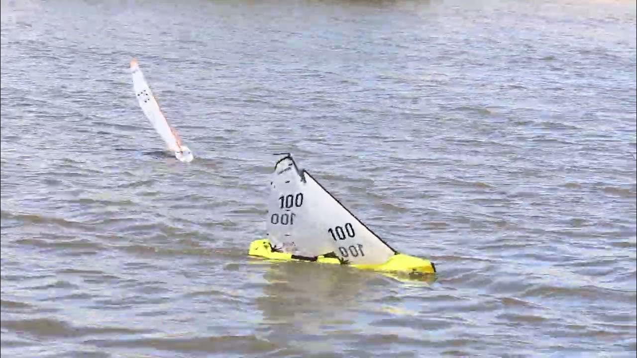 DF95 sailing with B rigs 16th March 2023 act 4 YouTube