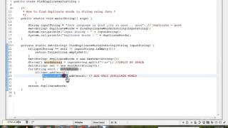 HOW TO FIND  DUPLICATE WORDS IN STRING USING JAVA