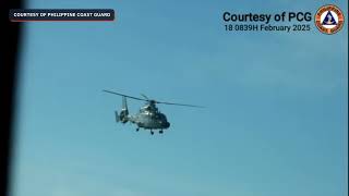 Chinese Navy helicopter flies dangerously close to Philippine aircraft