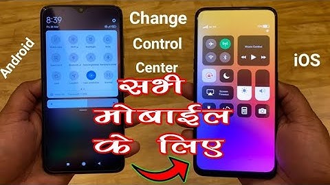 New Control Center|New control panel| Android to iOS 14 !! Change All Mobile Control Center 2023