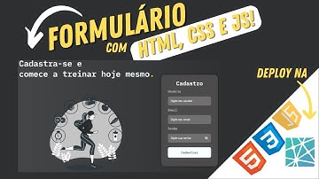 FORMULÁRIO SIMPLES E RESPONSIVO COM HTML, CSS E JS!