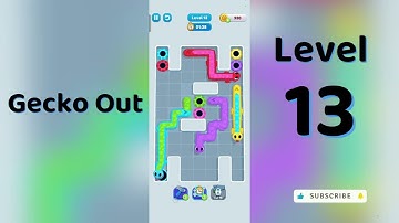 🎮 Gecko Out Level 13 Walkthrough | Go Answer 🦎