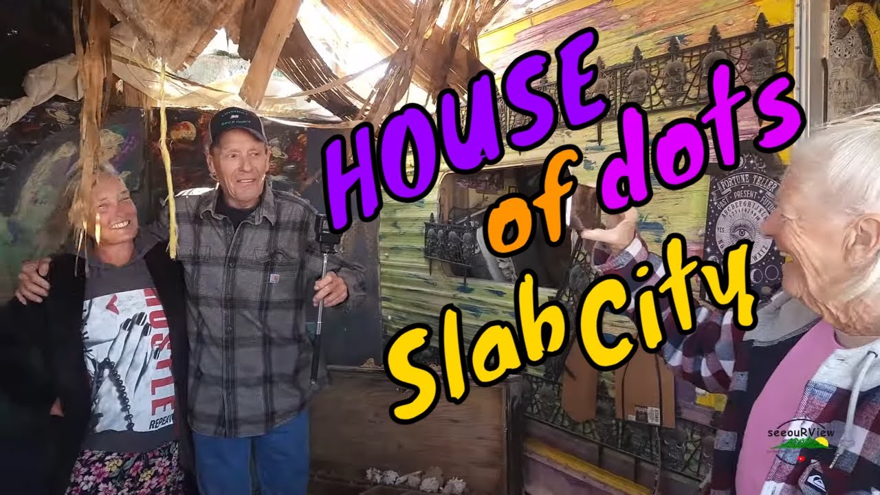 House of Dots in Slab City California January 2025