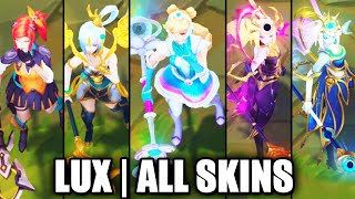 Lux | All Skins 2021 | League of Legends