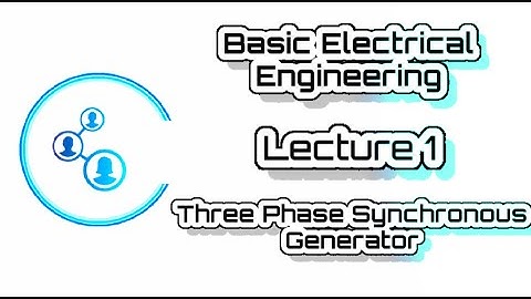 Engg | VTU | Basic Electrical | Module 4 | Lecture 1 Three Phase Synchronous Generator