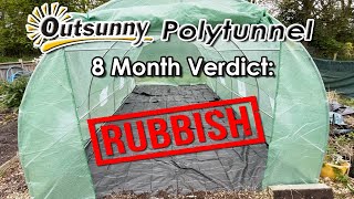 I Used An Outsunny Polytunnel For 8 Months  REVIEW