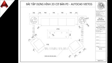 ✅ Bài 05: Luyện vẽ bài tập autocad GHẾ SOFA 2D (draw autocad sofa) // Học vẽ AutoCAD căn bản