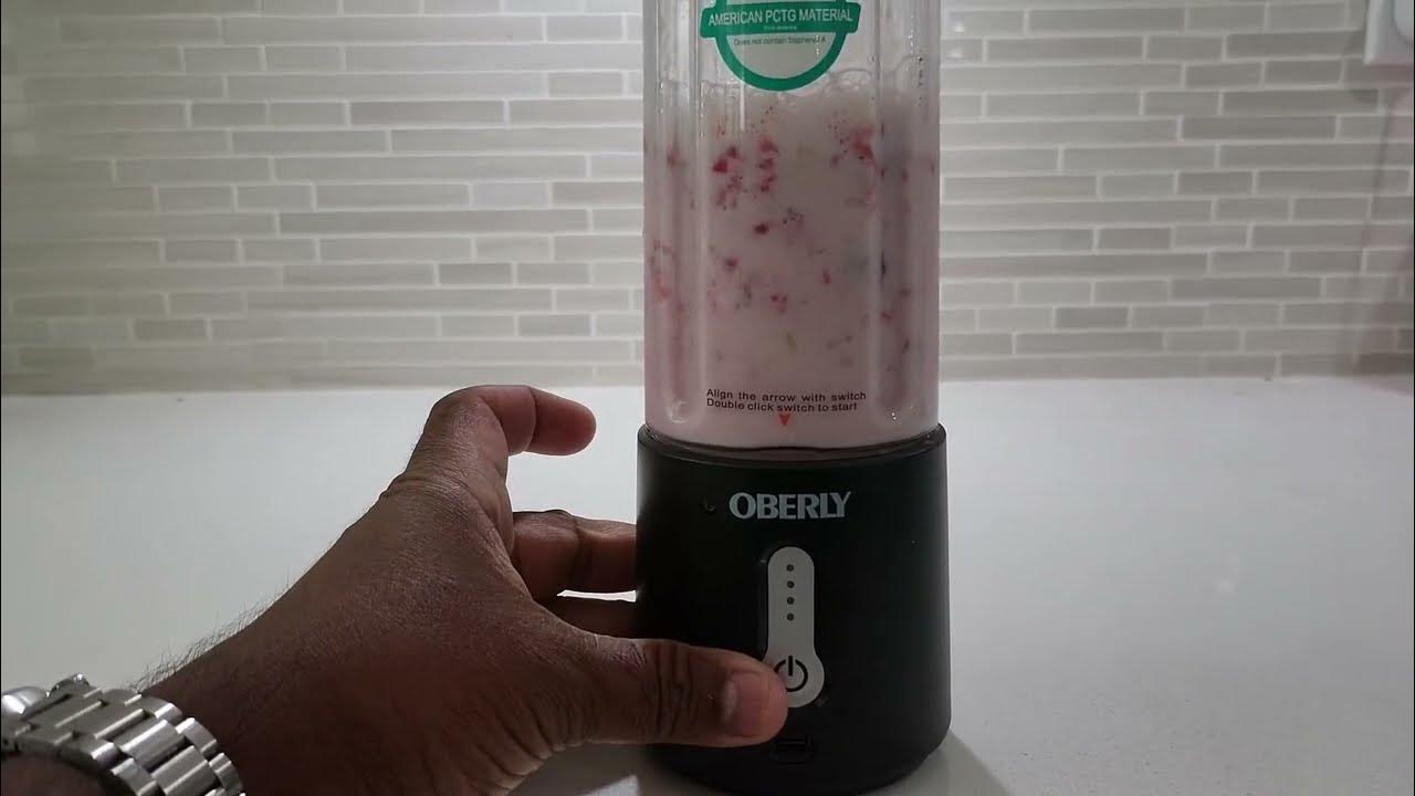 Portable Blender for Shakes and Smoothies, OBERLY Personal Blender for