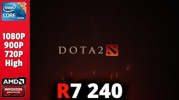 Dota 2 | Amd Radeon R7 240 | I7 860 | 10gb Ram | Benchmark