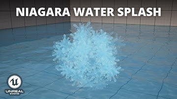 Hoe maak je een gestileerde waterspat met Niagara in Unreal Engine 5