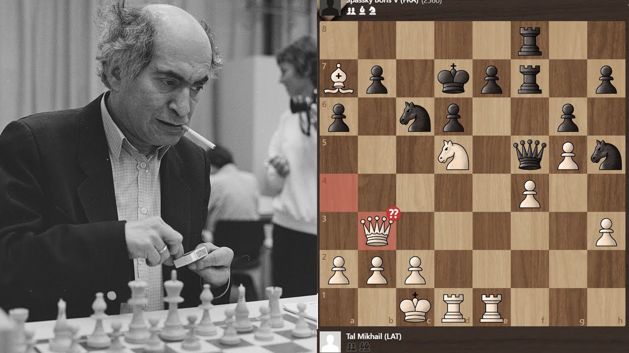 Boris Spassky vs Mikhail Tal, 1973 #chess #chessgame 