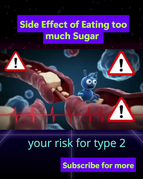 Side Effects of Eating too much Sugar #facts #health #science