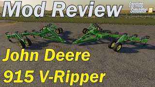 Mod Review John Deere 915 V Ripper Youtube