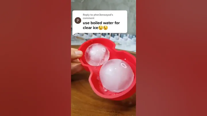 Boiling water to Make Clear Ice #shorts #nolow #ice