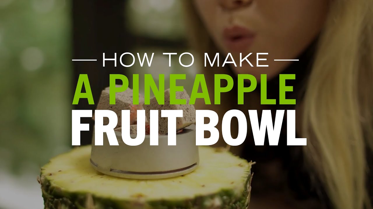 How to Make a Hookah Fruit Bowl With A Pineapple YouTube