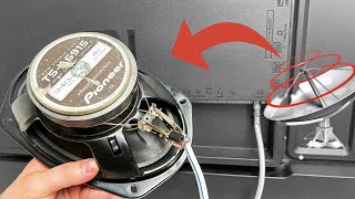 🔥🔥 Receive TV signal with OLD SPEAKER, Best Antenna