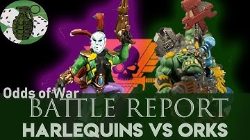 Warhammer 40K Kill Team Battle Report: Harlequins vs Orks