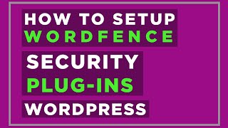 Celebrity HOW TO SETUP WORDFENCE SECURITY PLUGIN FOR FREE Profile